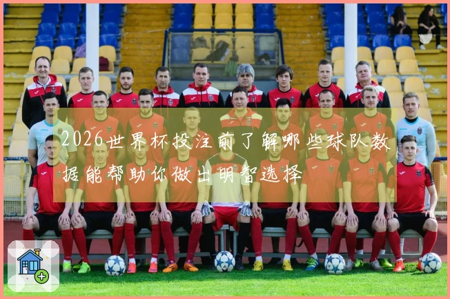 2026世界杯投注前了解哪些球队数据能帮助你做出明智选择